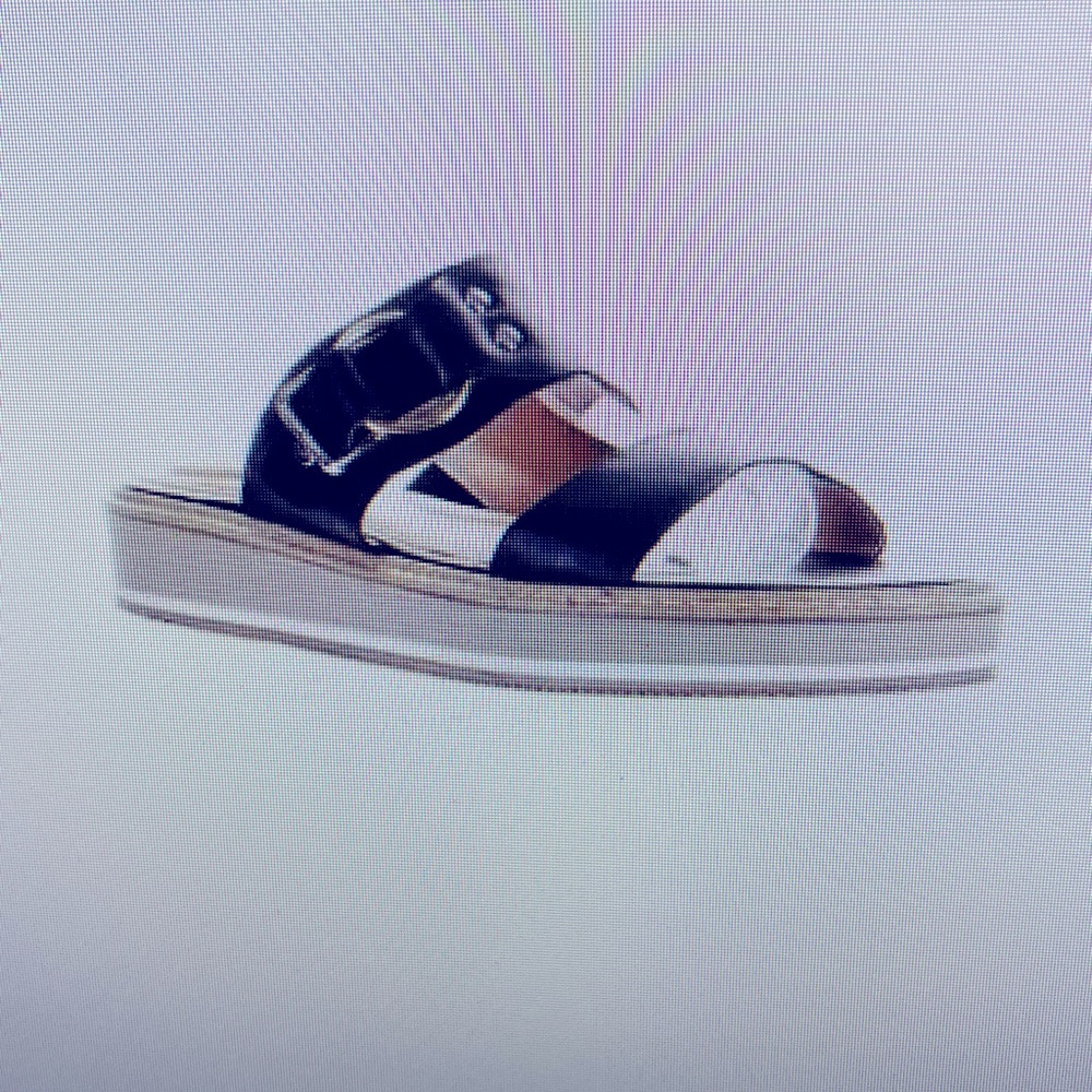 Hush Puppies Black Slide Sandals